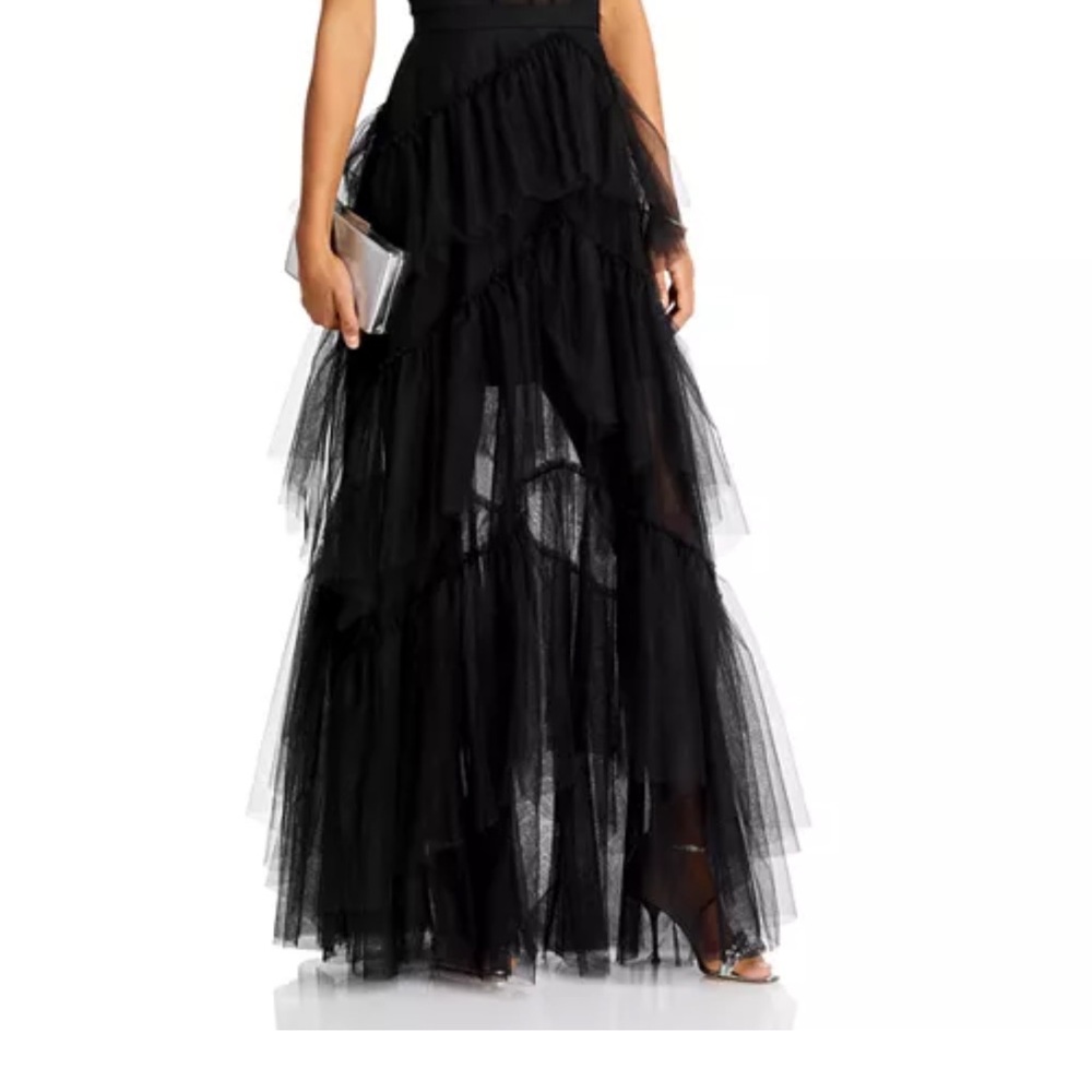 BCBGMaxAzria Tulle Corset Essential Gown